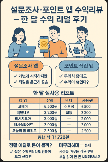 부업을 통한 수익