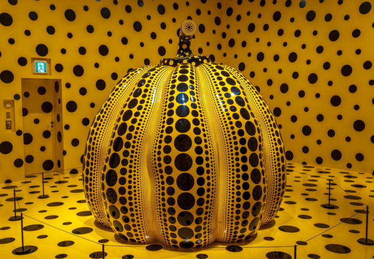 쿠사마 야요이 작품 <호박>이미지