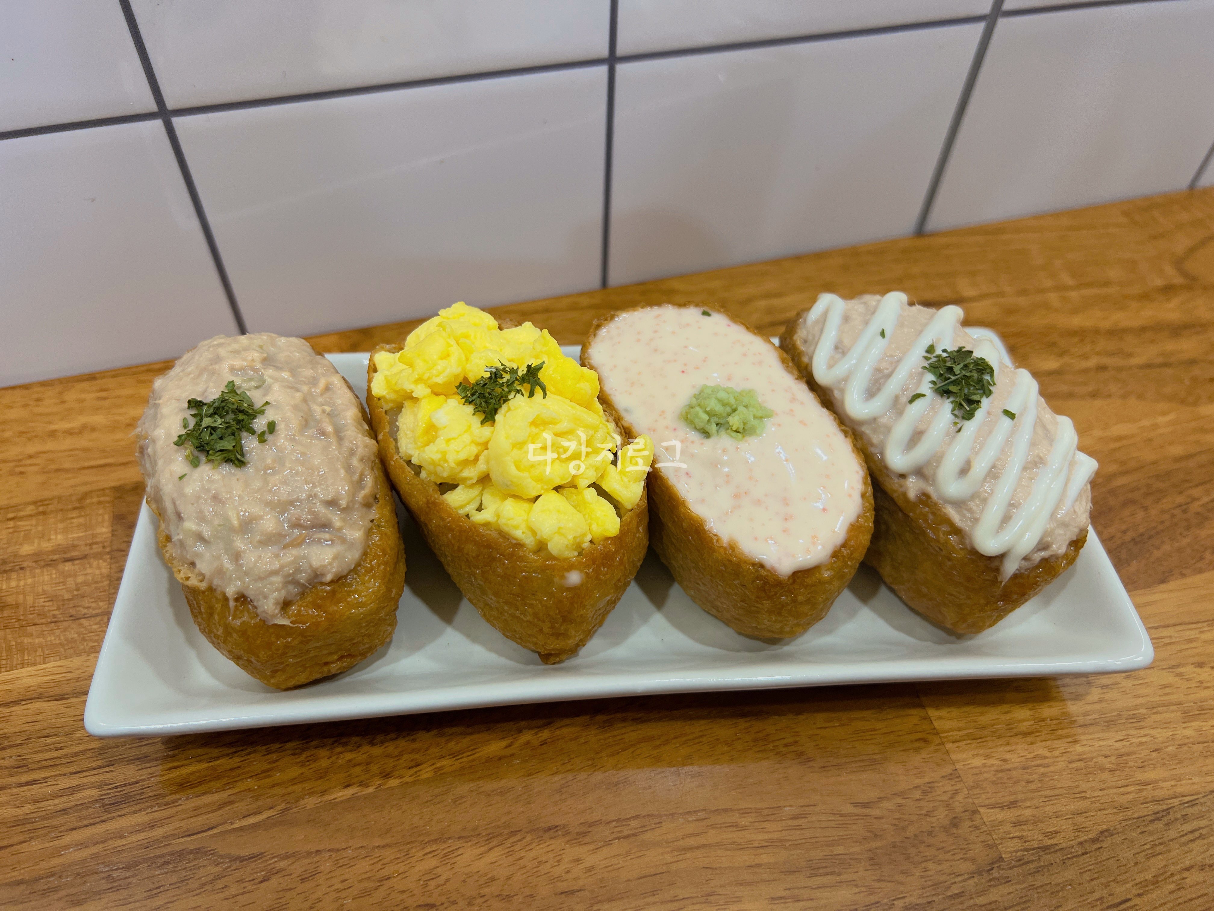 도시락 포장 토핑유부초밥 꼬마유부화정점