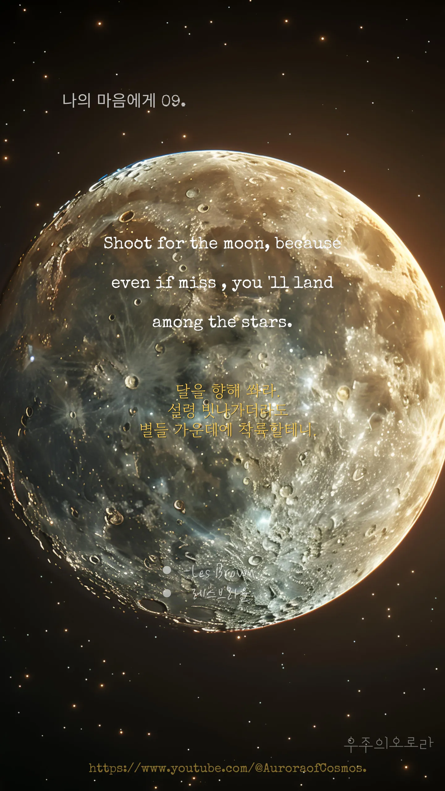 달을 향해 쏴라 레스 브라운 오늘의 명언과 자기계발 동기부여 문구 추천_4