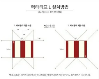 타프 설치 폴대 각도 로프 텐션 기본부터 응용까지_11