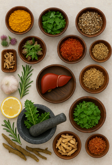 간 건강에 좋은 약초