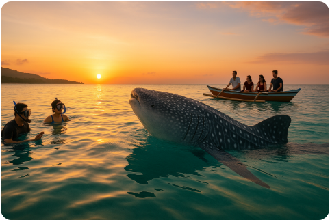 오슬롭 고래상어 투어
