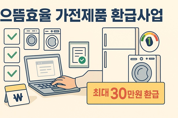 으뜸효율가전제품환급사업, 최대 30만원 환급