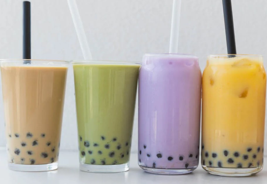 오키나와 타로 밀크티