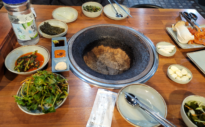 기본 상차림