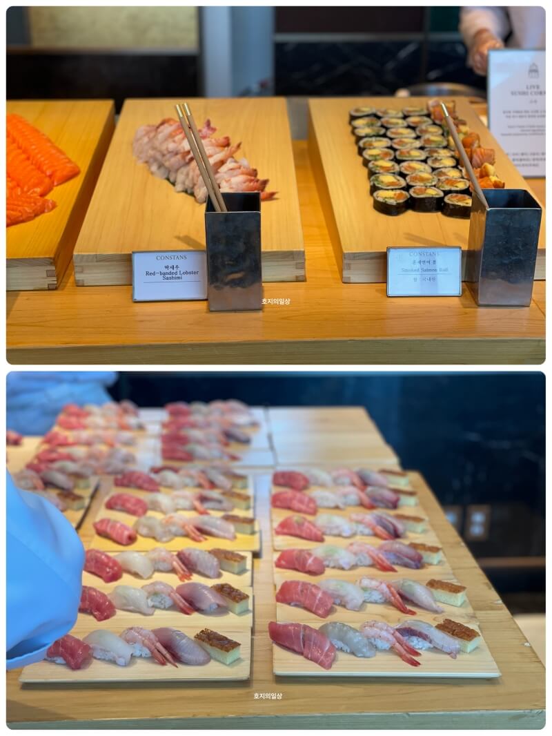 조선팰리스 콘스탄스 호텔 뷔페 런치-스시&마끼