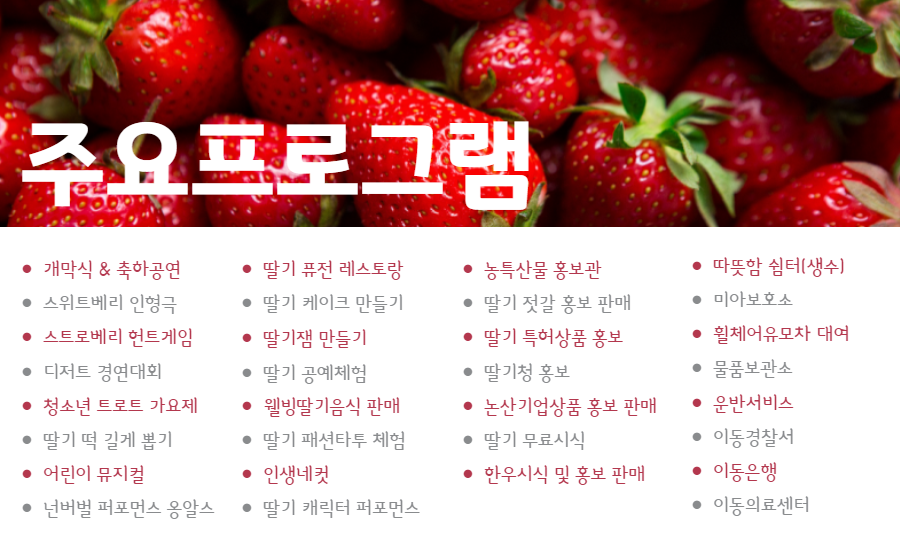 2023논산딸기축제