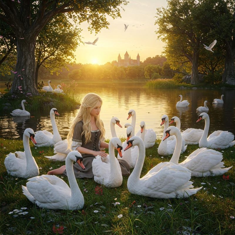 백조 왕자 동화 이야기