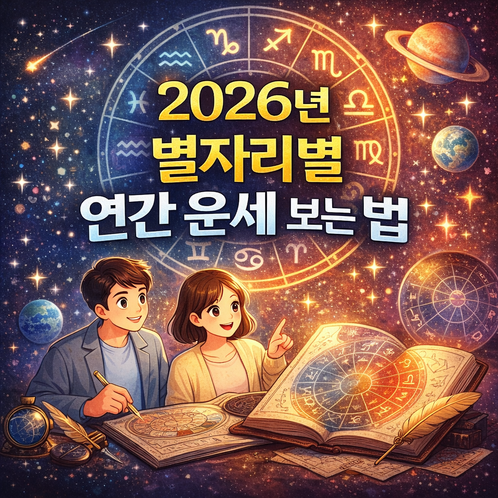2026년 별자리별 연간 운세 보는 법