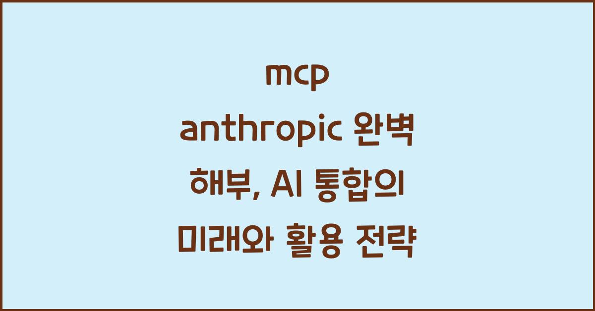 mcp anthropic