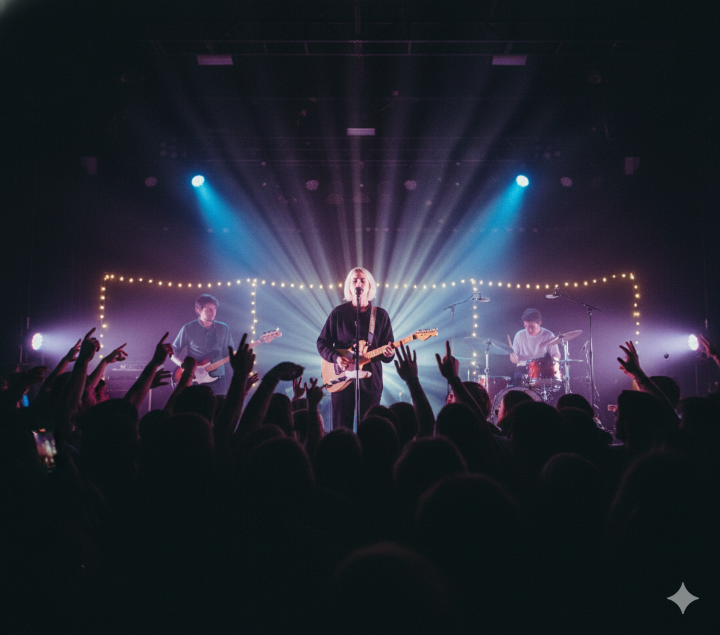 Men I Trust 라이브 공연 모습