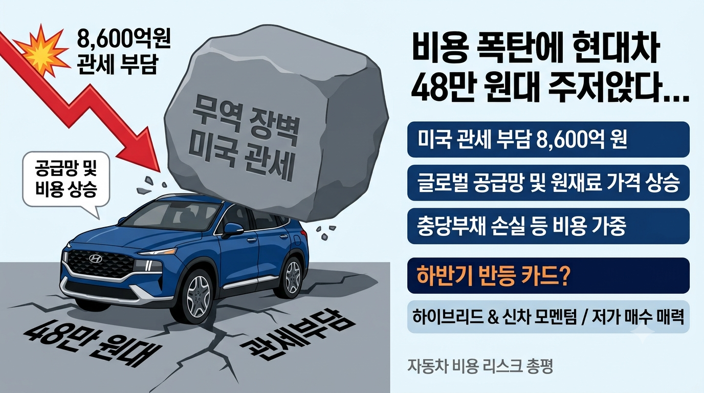 현대차 주가 하락 원인과 하반기 반등 카드