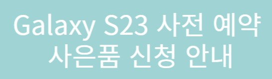 갤럭시 S23 사전 38