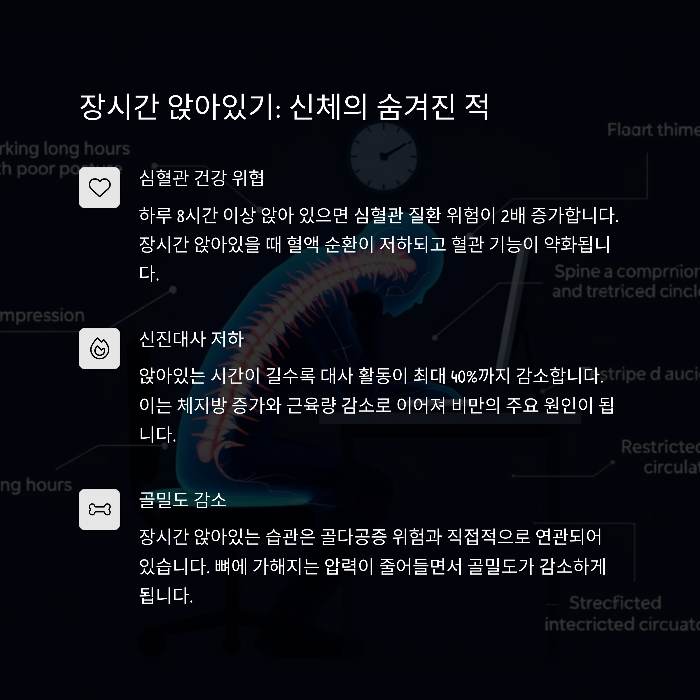 잘못된 습관이 건강을 망친다! 바꿔야 할 7가지