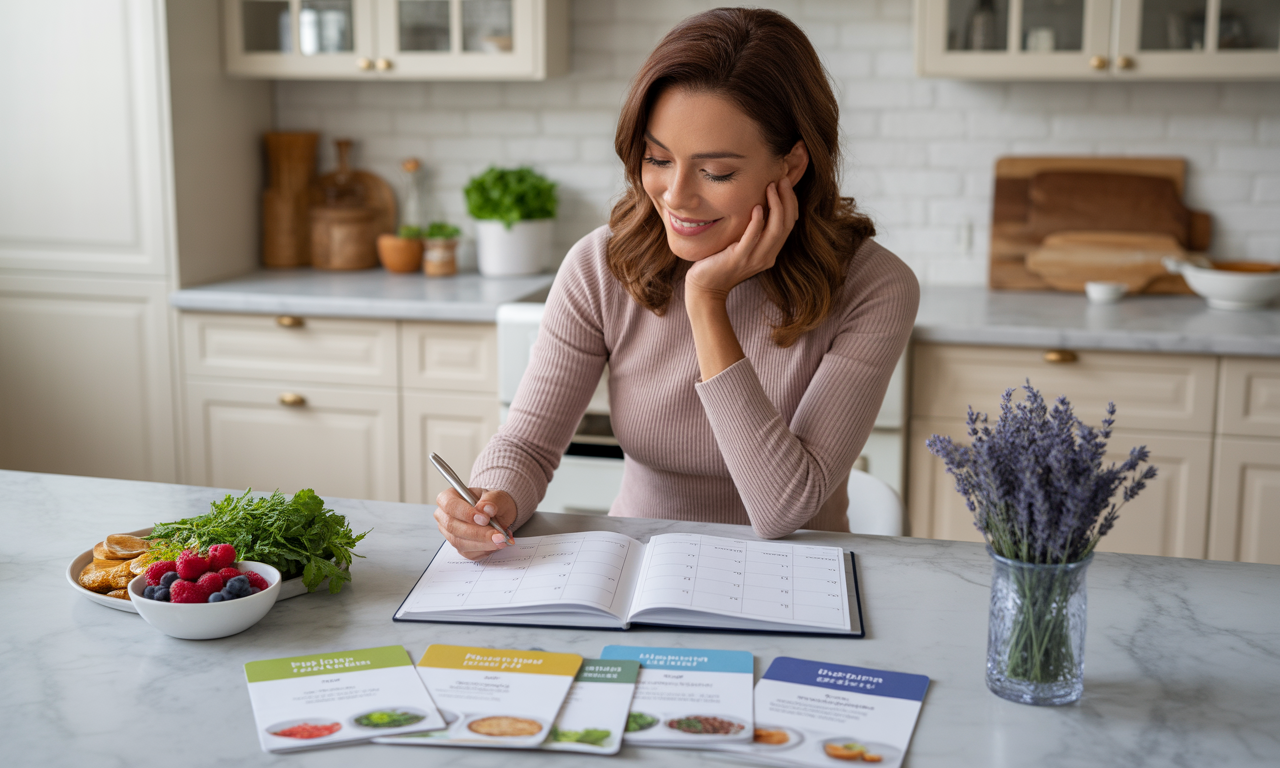 식단-계획-세우는-사람-사진