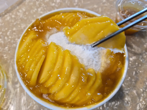 생망고빙수
