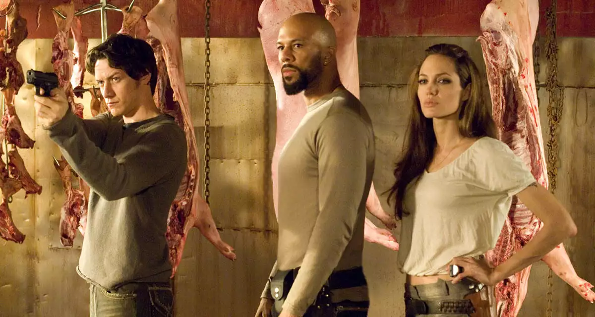 영화 원티드-훈련하는 암살단원