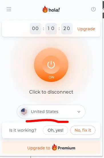 VPN 미국 설정 (Hola VPN)