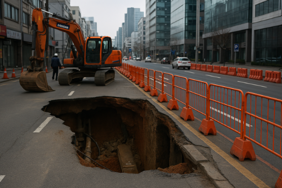 전국 땅꺼짐 지도와 지반침하 위험지역