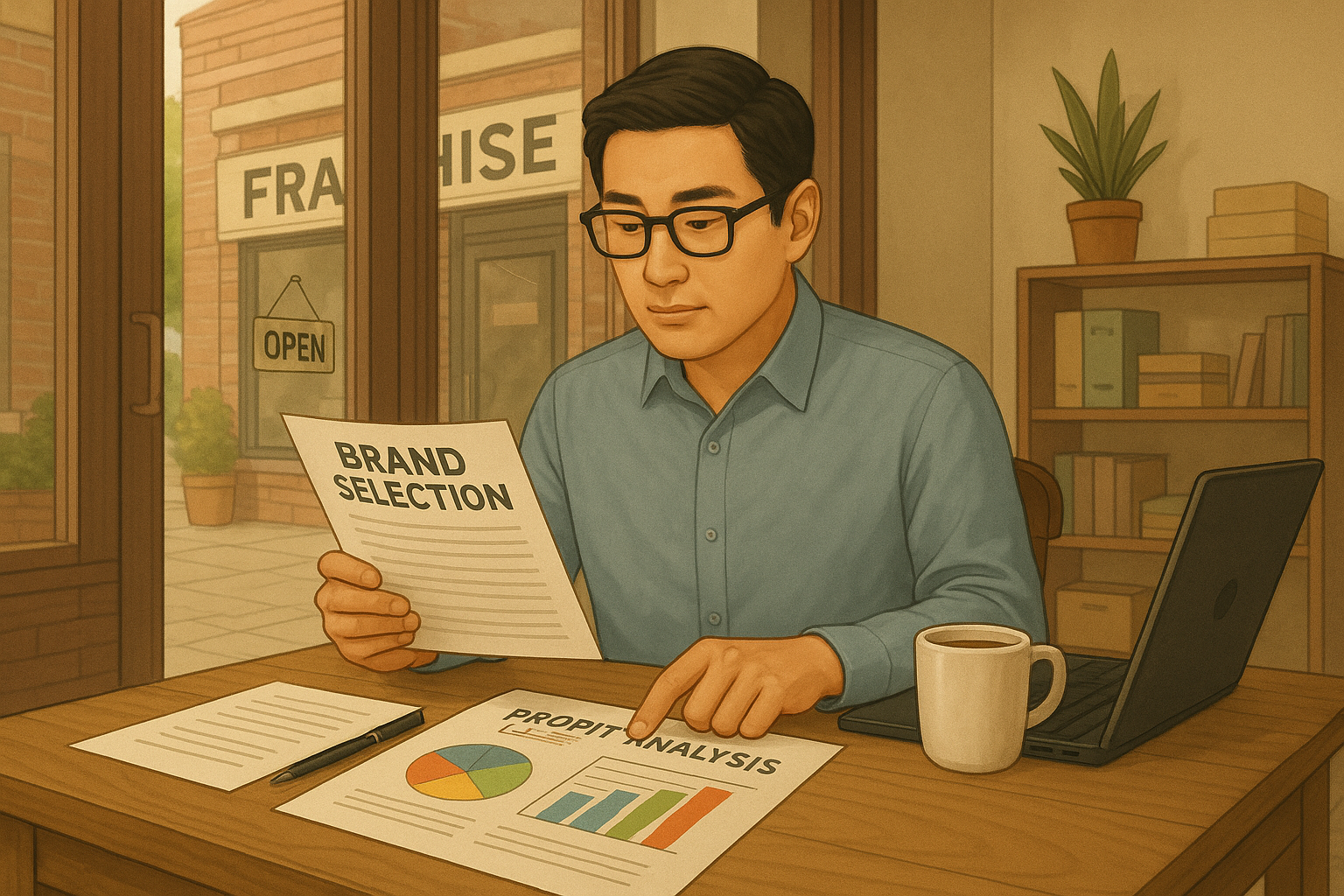 프랜차이즈 브랜드 선정 관련 이미지