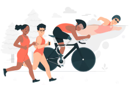 운동하는 사람들