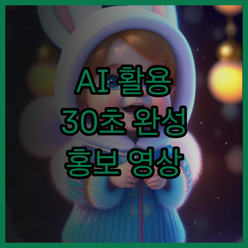 AI 활용 홍보 영상 제작 가이드 촬