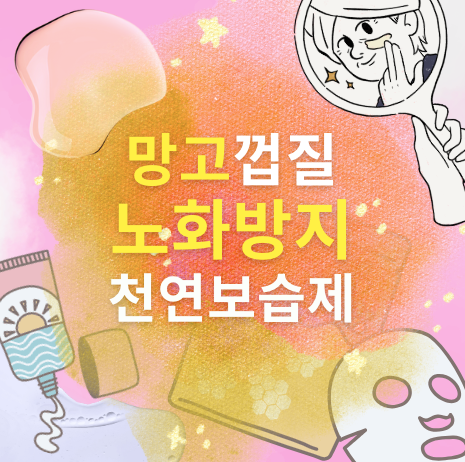 망고껍질로 노화방지 천연보습제 만들기