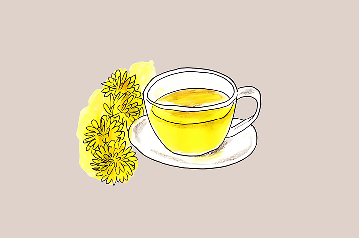 민들레-차와-민들레-꽃