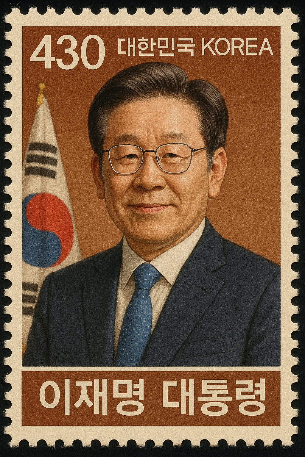 이재명 기념 우표