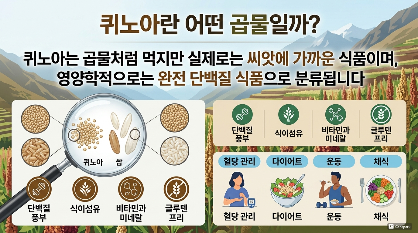 퀴노아란 어떤 곡물일까?