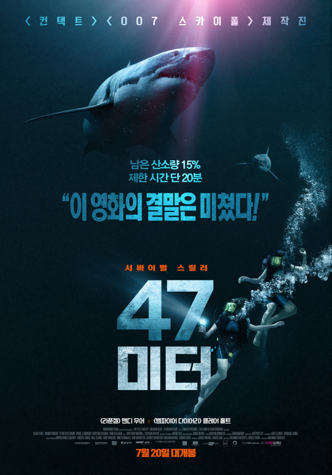 집에서 볼만한 영화 추천 - 47미터
