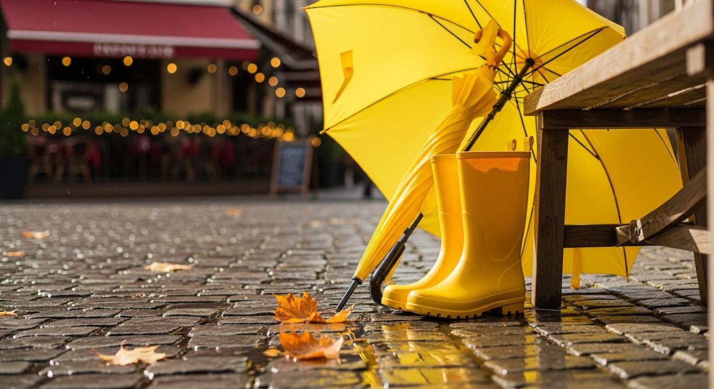 노란우산 노란장화