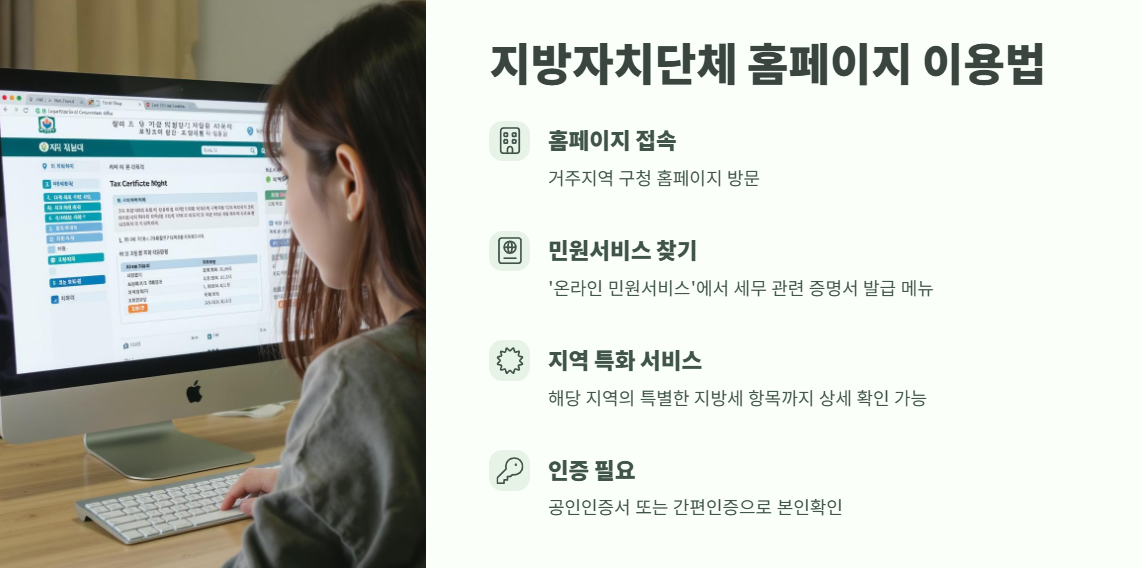 지방세 세목별 과세증명서 인터넷발급 2025 5
