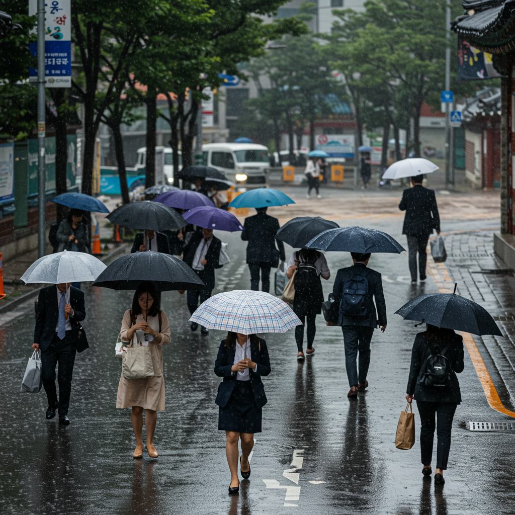 2025년 장마기간, 작년보다 짧다? 시작·종료일 예측 총정리!