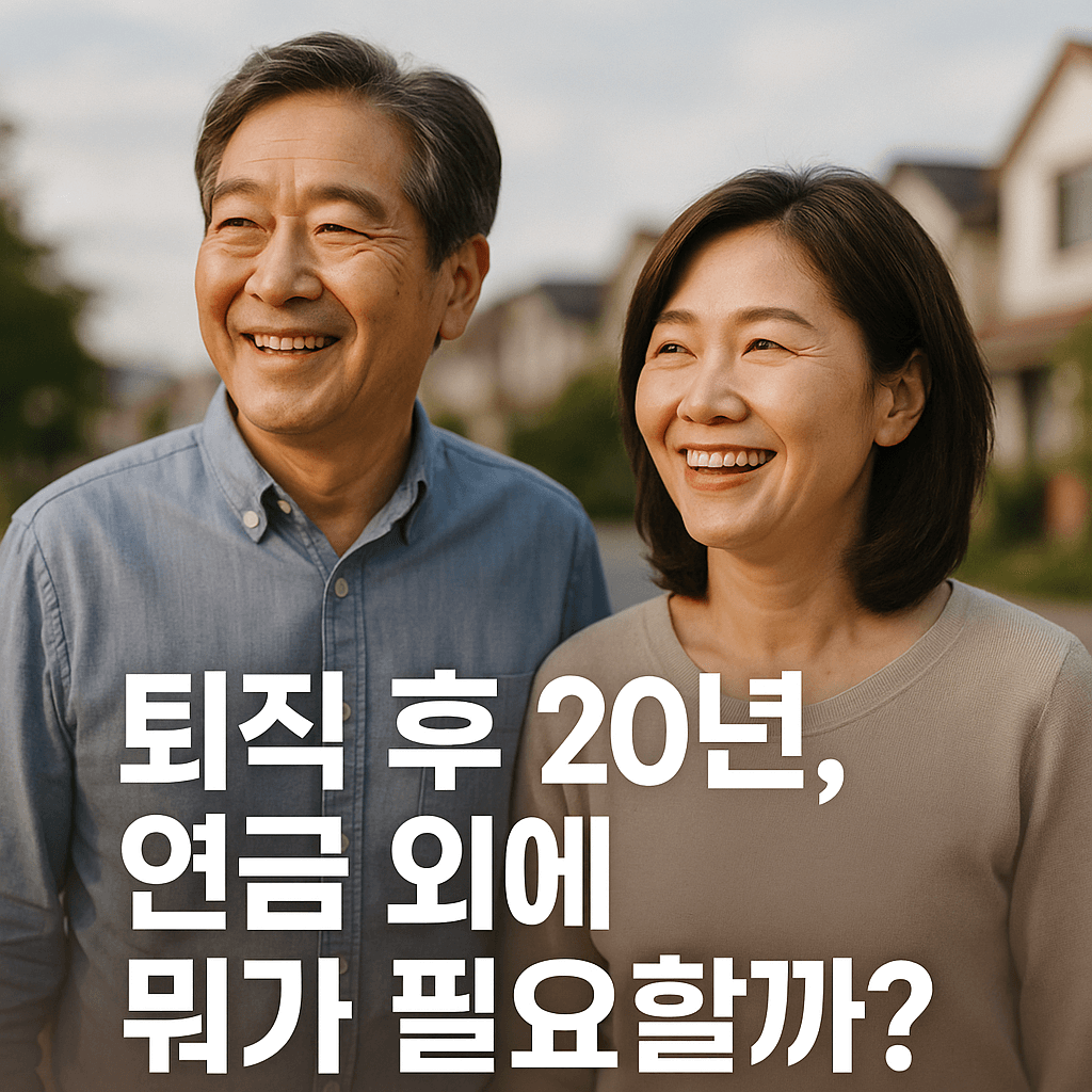 퇴직 후 필요한 자금,국민연금 수령액 현실,노후 생활비 계산