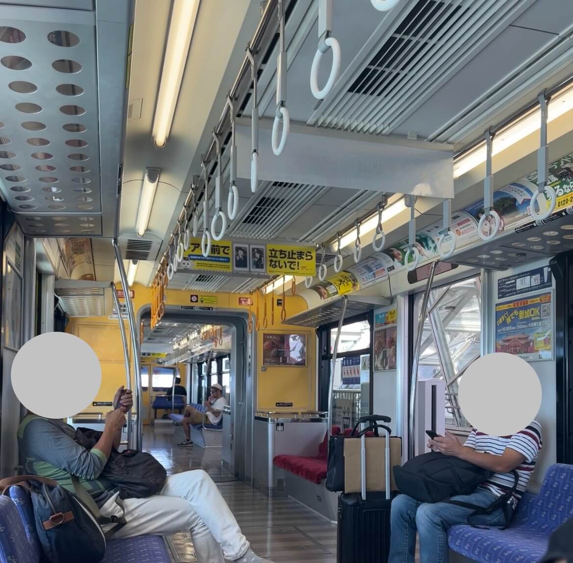 오키나와 여행 (모노레일/유이레일 내부)