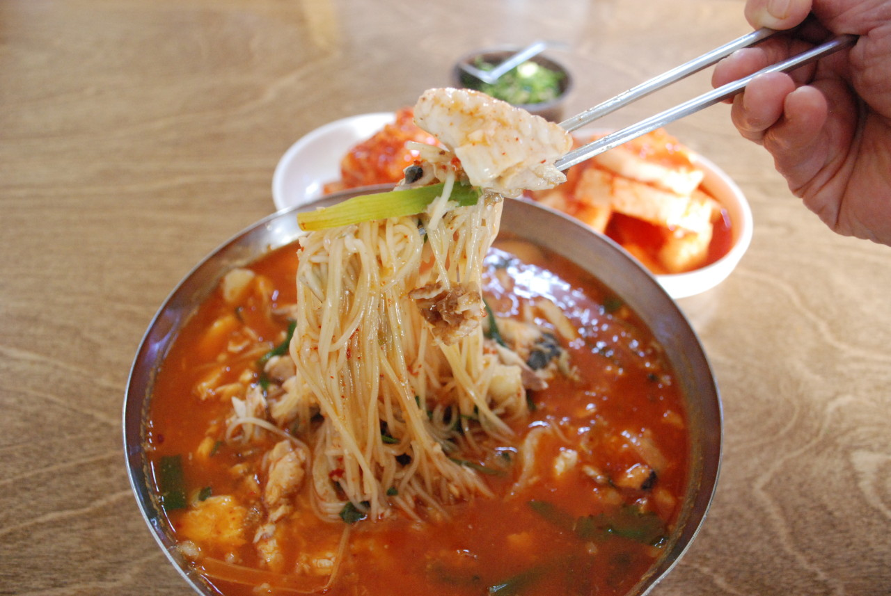 옥천 생선국수 맛집 청양식당