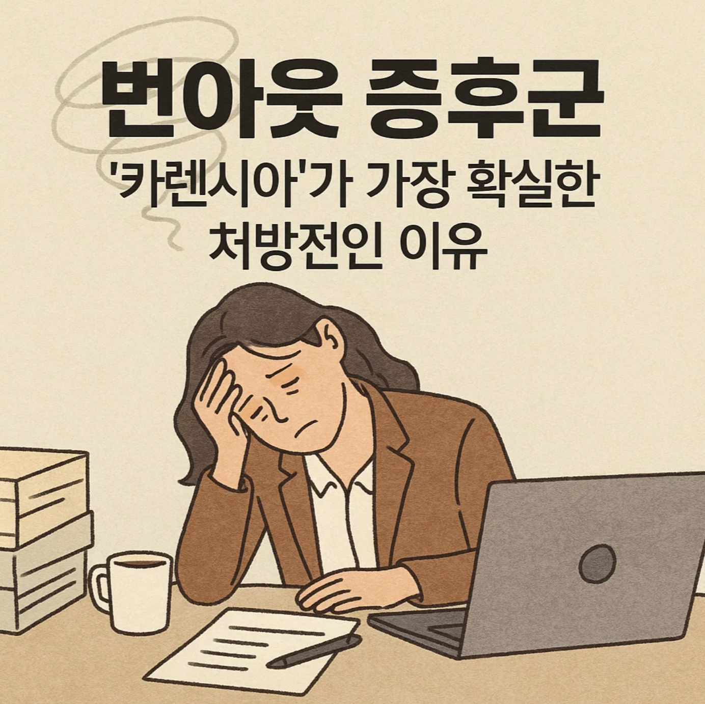 번아웃 증후군, '카렌시아'가 가장 확실한 처방전인 이유