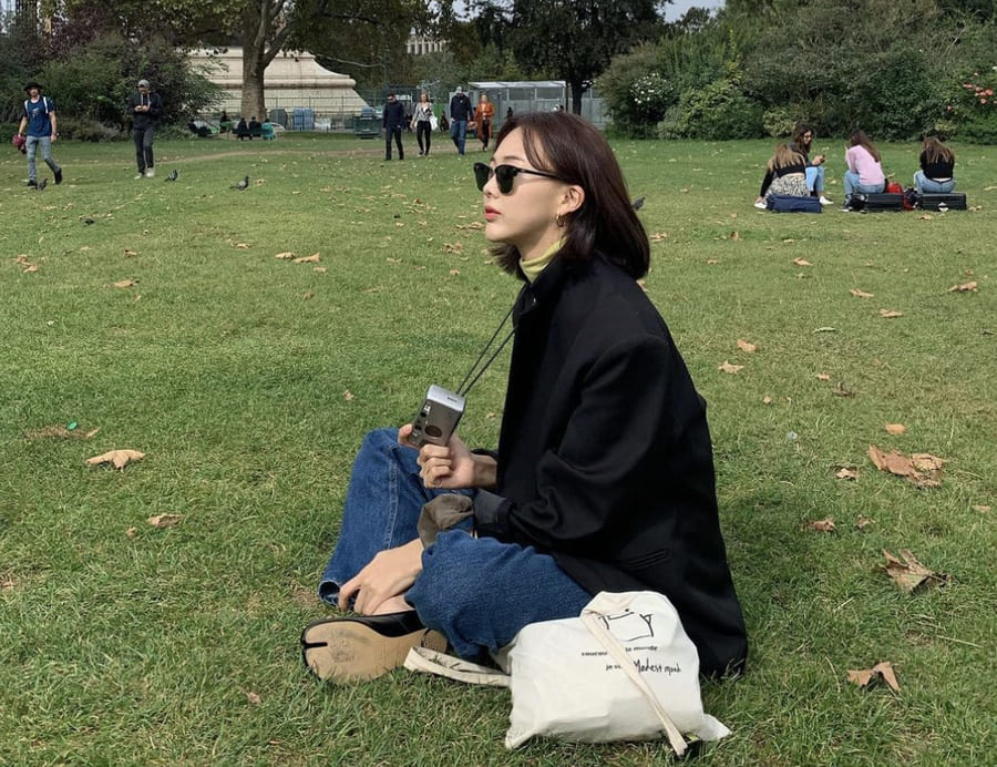 금새록 사복 패션