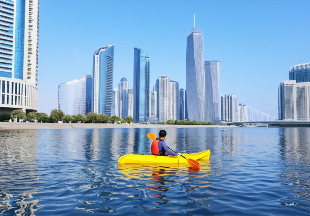 송도 센트럴파크 카약, 잊지 못할 낭