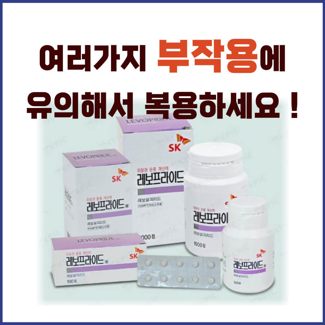레보프라이드정 부작용