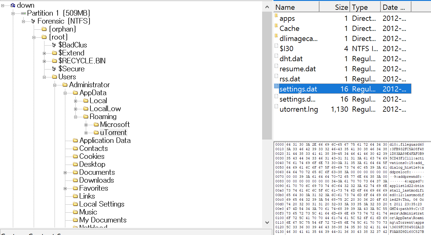 [대회 문제 풀이로 이해하는 디스크 포렌식 분석] - P2P + $Logfile