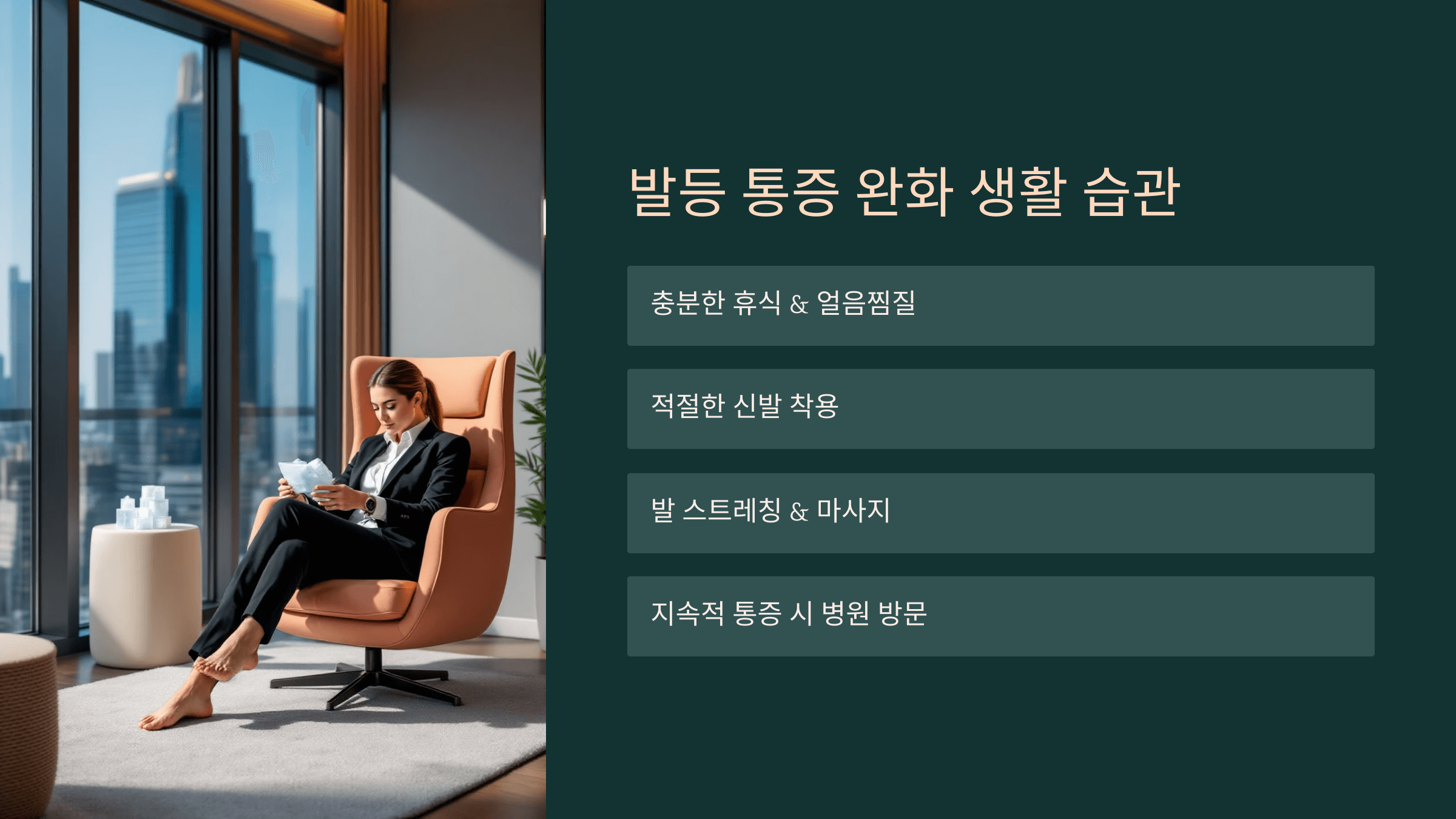 발등 사진입니다.