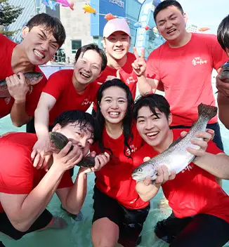 출처 : 평창 송어축제 홈페이지