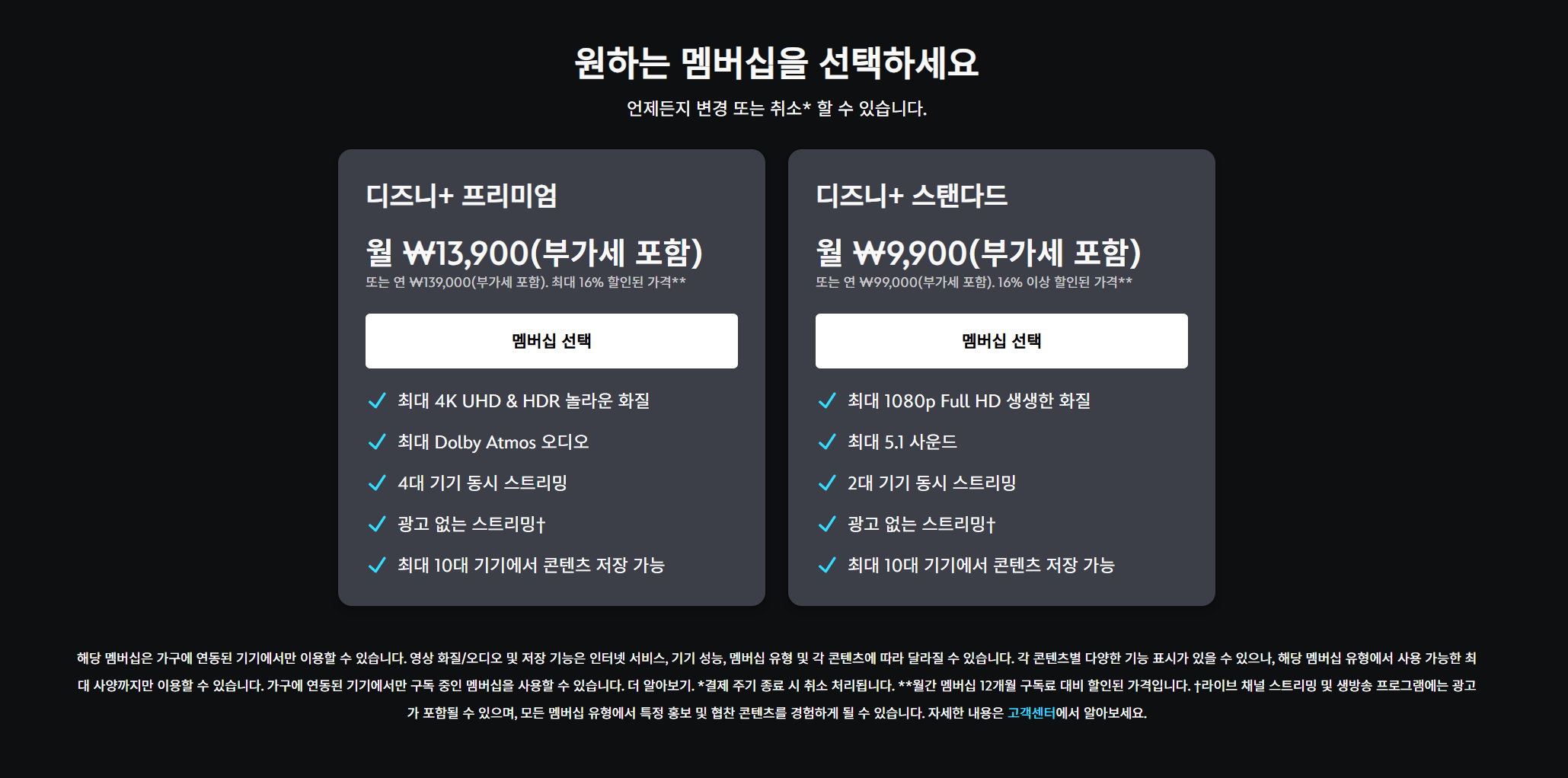 디즈니플러스 멤버십
