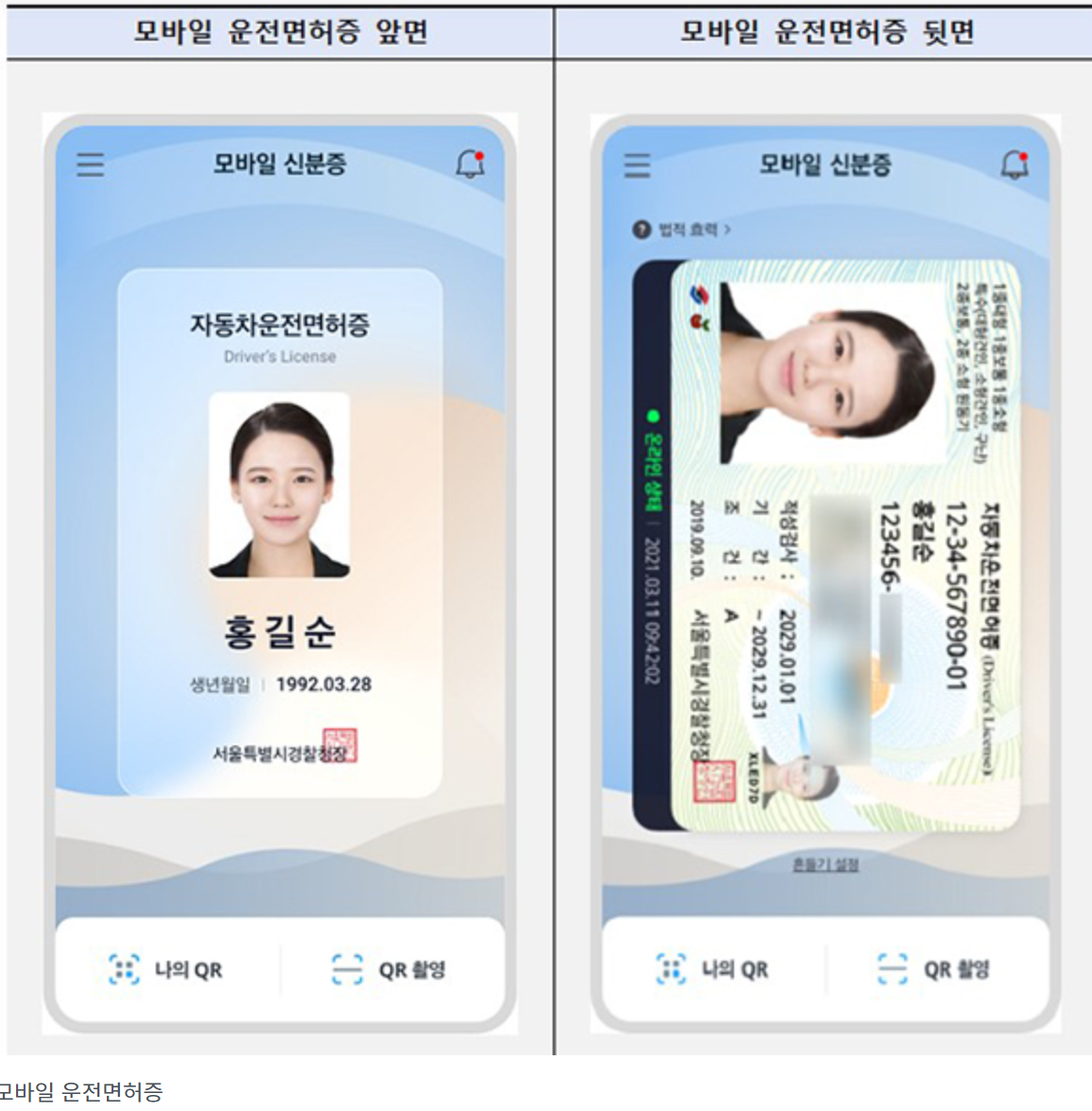 모바일 신분증 발급 방법