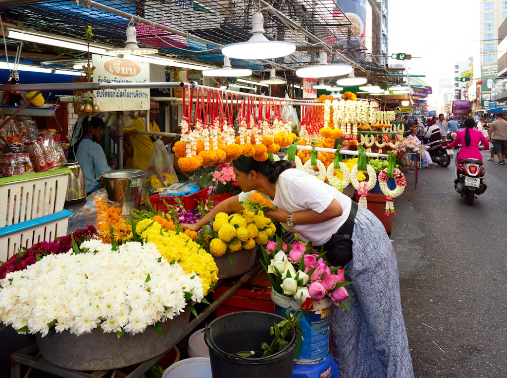 태국 시장 사진