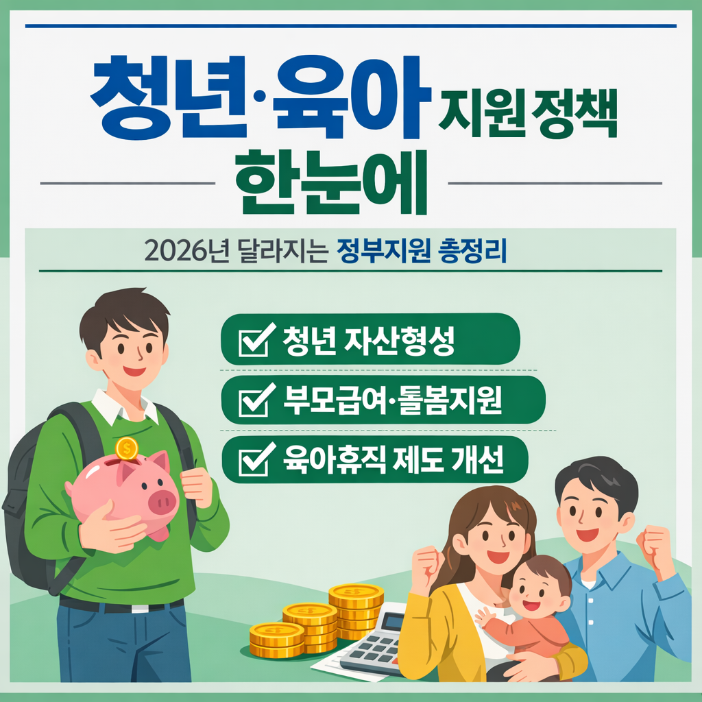 2026년 달라지는 정부정책 
