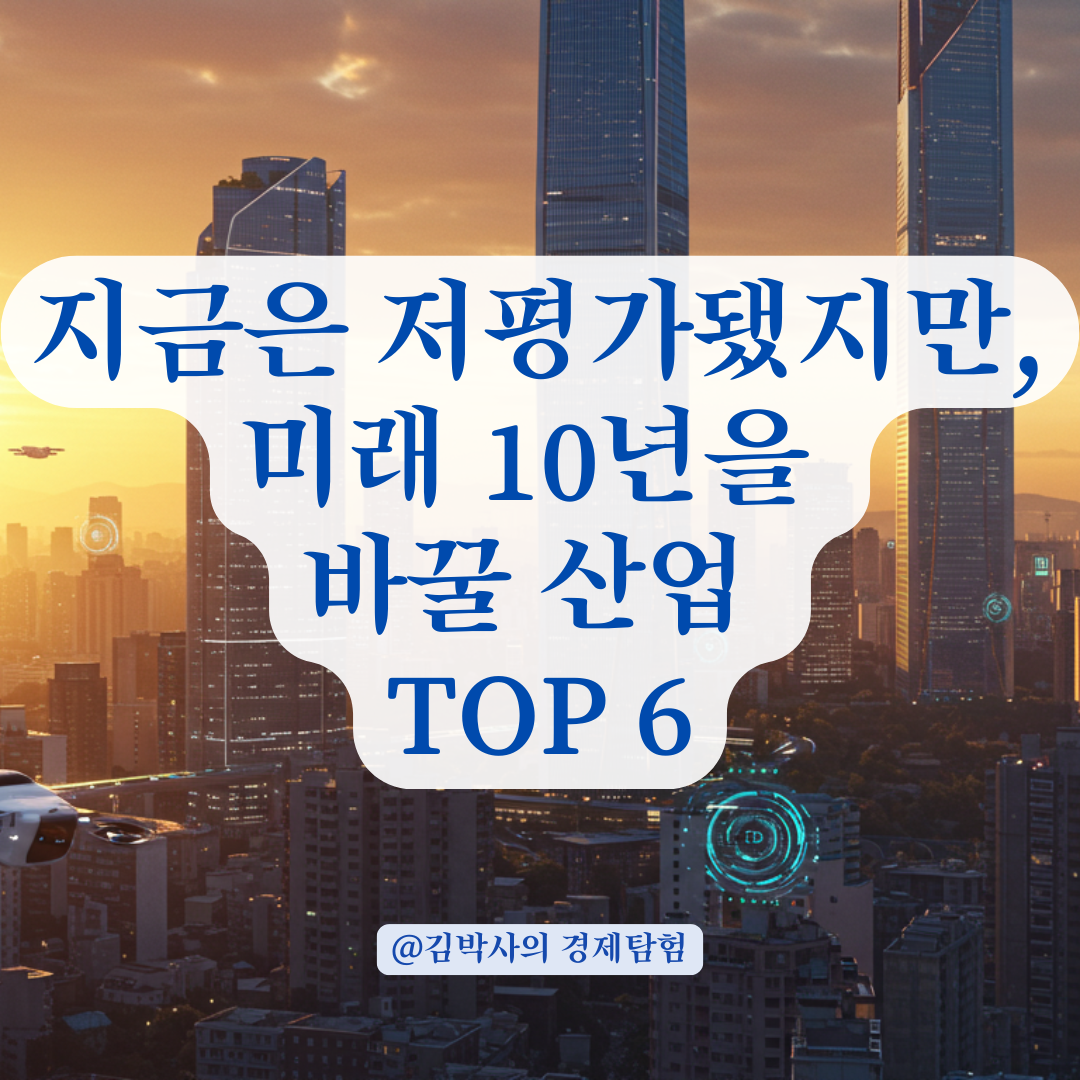 지금은 저평가됐지만, 향후 10년 안에 주목받을 미래 투자처 정리.